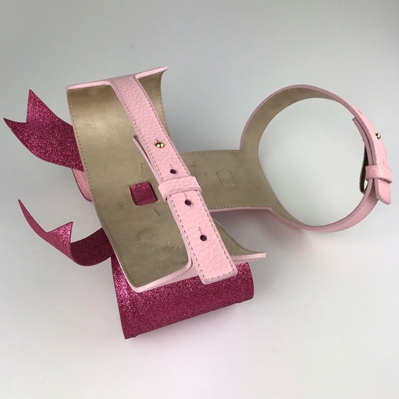 MOSHIQA Christian Cowan Pink Glitter Dog Harness - Picture 13 of 16